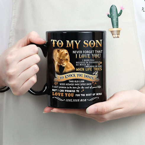 From Mom-to My Son Lion Mug 11Oz, Son Gift